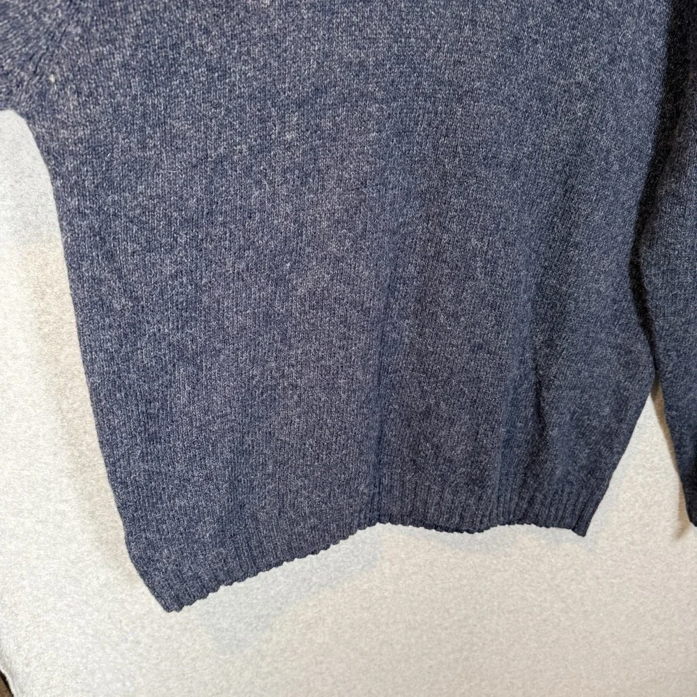 Vintage‎ Cherokee Wool Sweater Mens XXL Navy Blue V Neck